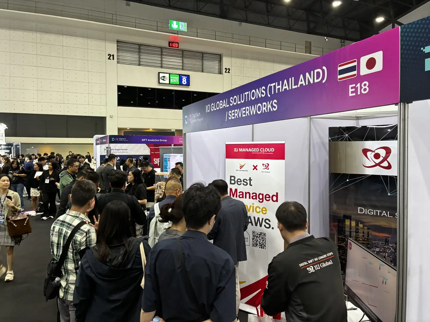 店の前に立っている人々 中程度の精度で自動的に生成された説明